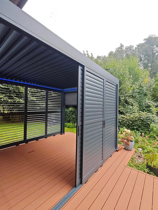 Pergola Kotoba z tarasem, realizacja WarmEscape